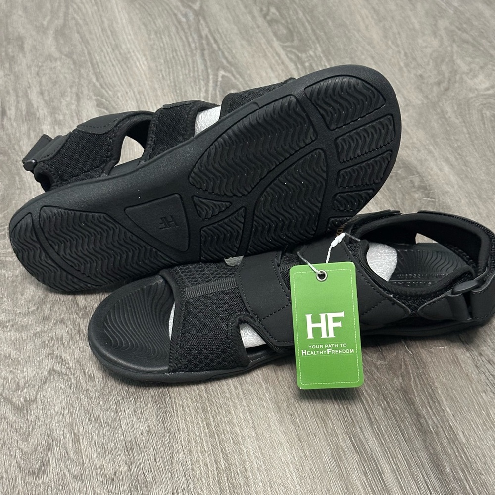 HIKE Footwear Black Baresandals IV - Size 41  (Men’s 8/8.5 or Women’s 10/10.5)